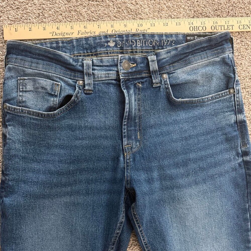 Buffalo David Bitton Evan-X Slim Straight Stretch Mens Jeans 32x30 - Picture 8 of 10
